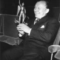 Karel Zeman with Grand Prix (small), Karel Zeman Museum archive